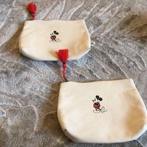 Mickey Mouse pouches (x2)